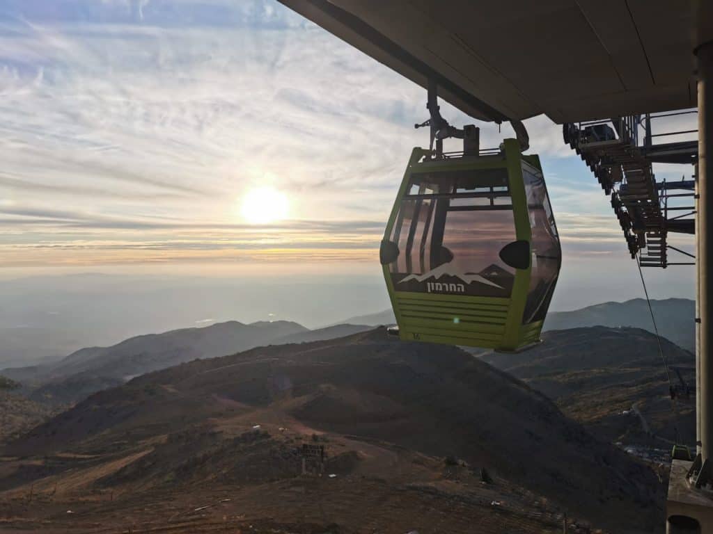 נוף מאתר החרמון
