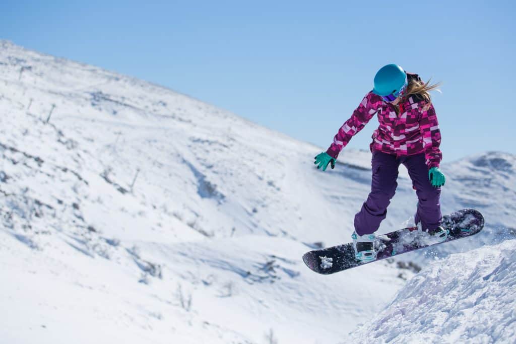 גולשת באתר החרמון