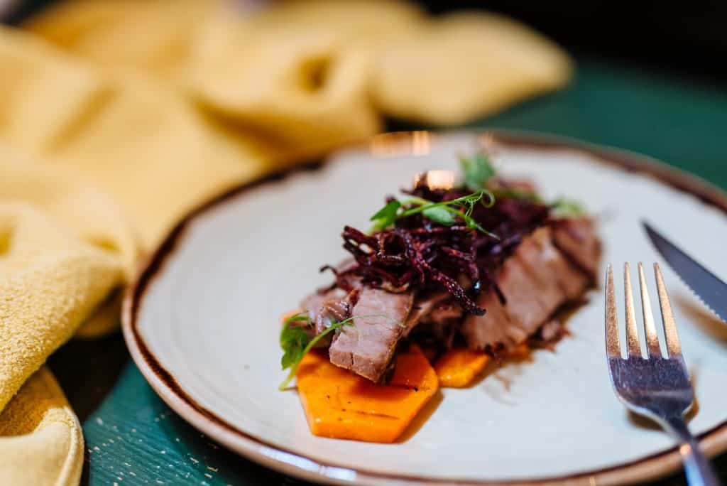 מנה ממסעדת הבוקרים